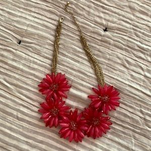 Hot pink statement necklace